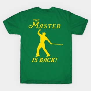 Tiger woods he's back t shirt hotsell
